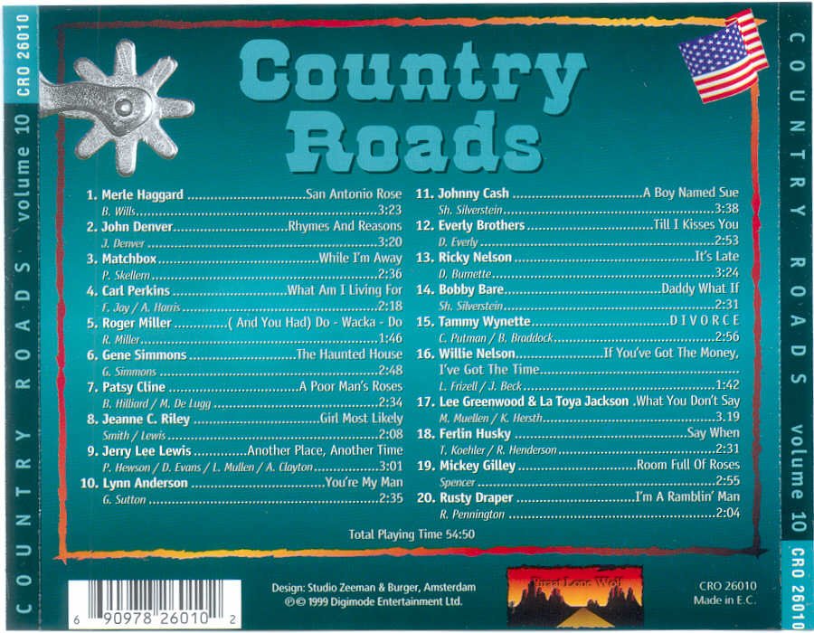 Country Roads  Vol 10 : Back